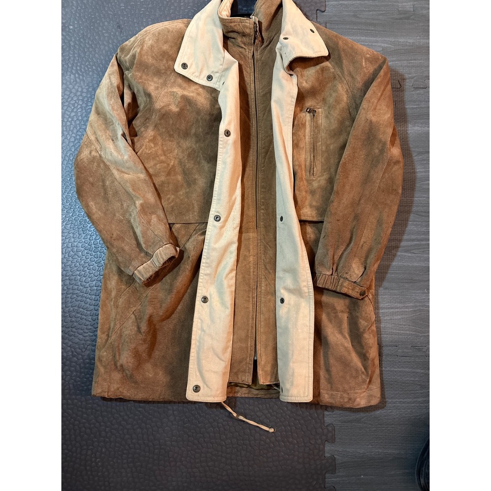 Eddie Bauer Leather field jacket Large - Picture 3 of 6